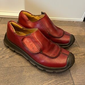 Men’s Miu Miu 1998/1999 Velcro low rise leather sneaker. Very rare